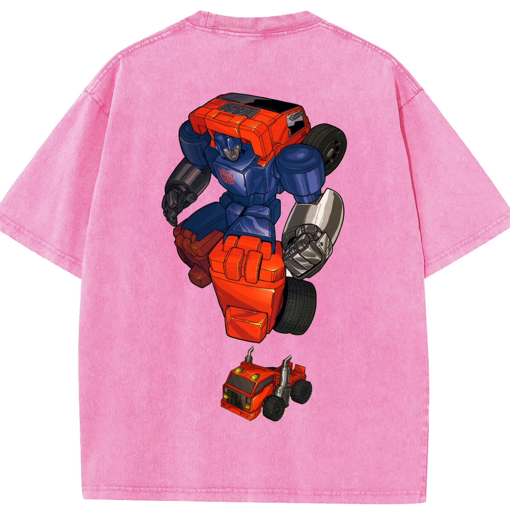 （画像用）  綿100% ヴィンテージ風 半袖Tシャツ（背面プリント）